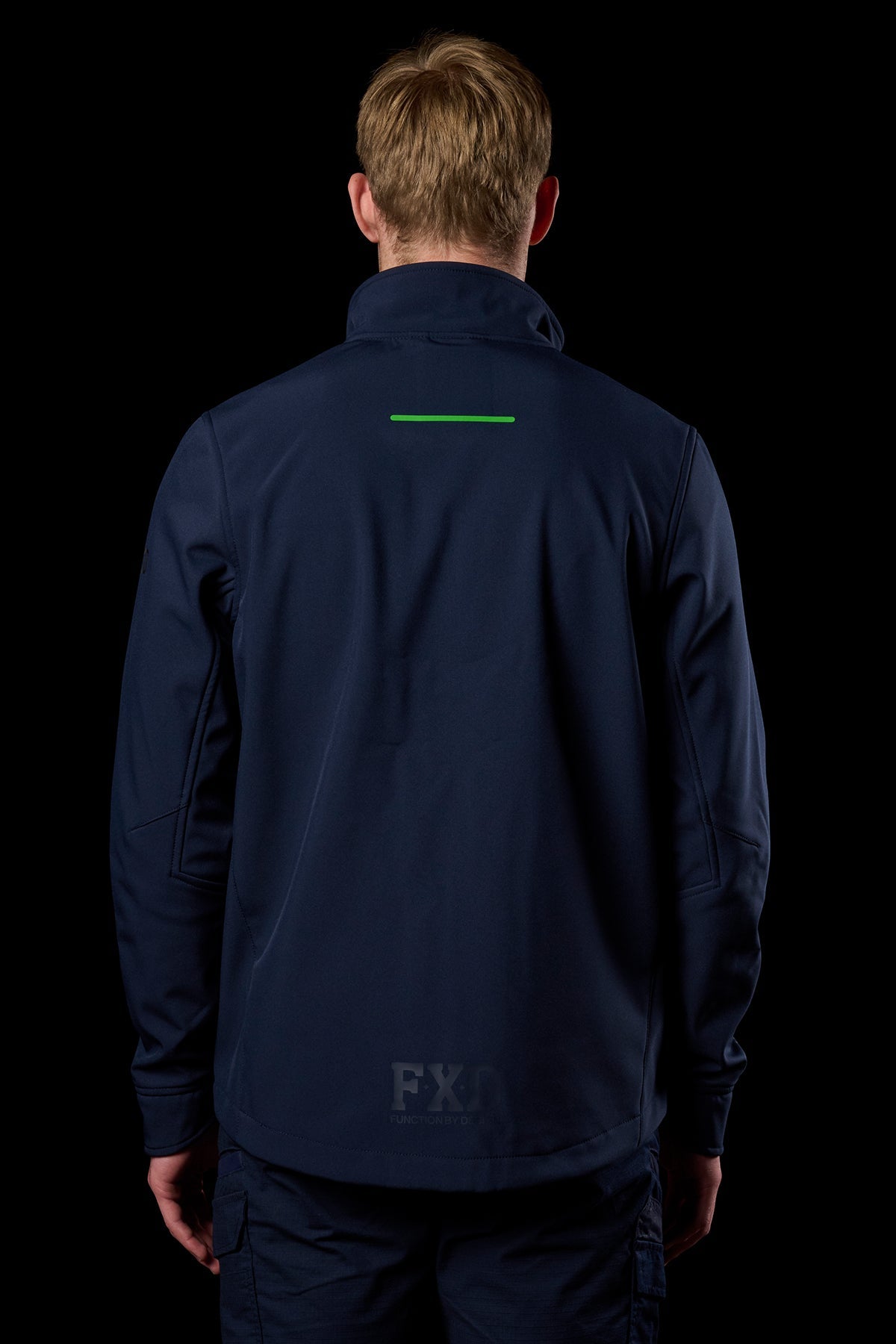 FXD WO-3 Soft Shell Work Jacket in Navy, view 4