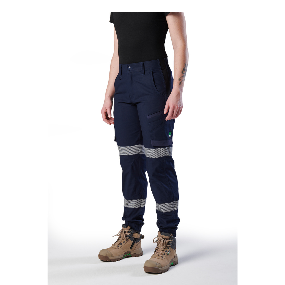 FXD WP-8WT Womens Cuffed Stretch Ripstop Taped Work Pants