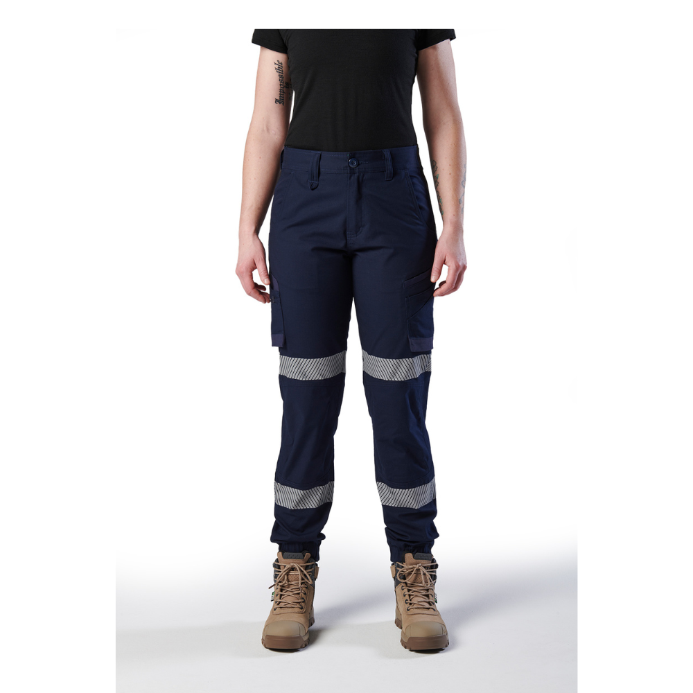 FXD WP-8WT Womens Cuffed Stretch Ripstop Taped Work Pants