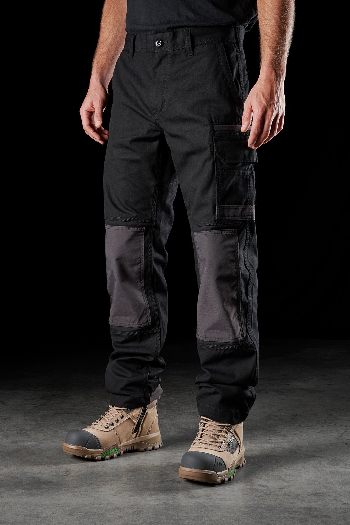 FXD WP-1 Stretch Canvas Work Pant in Black
