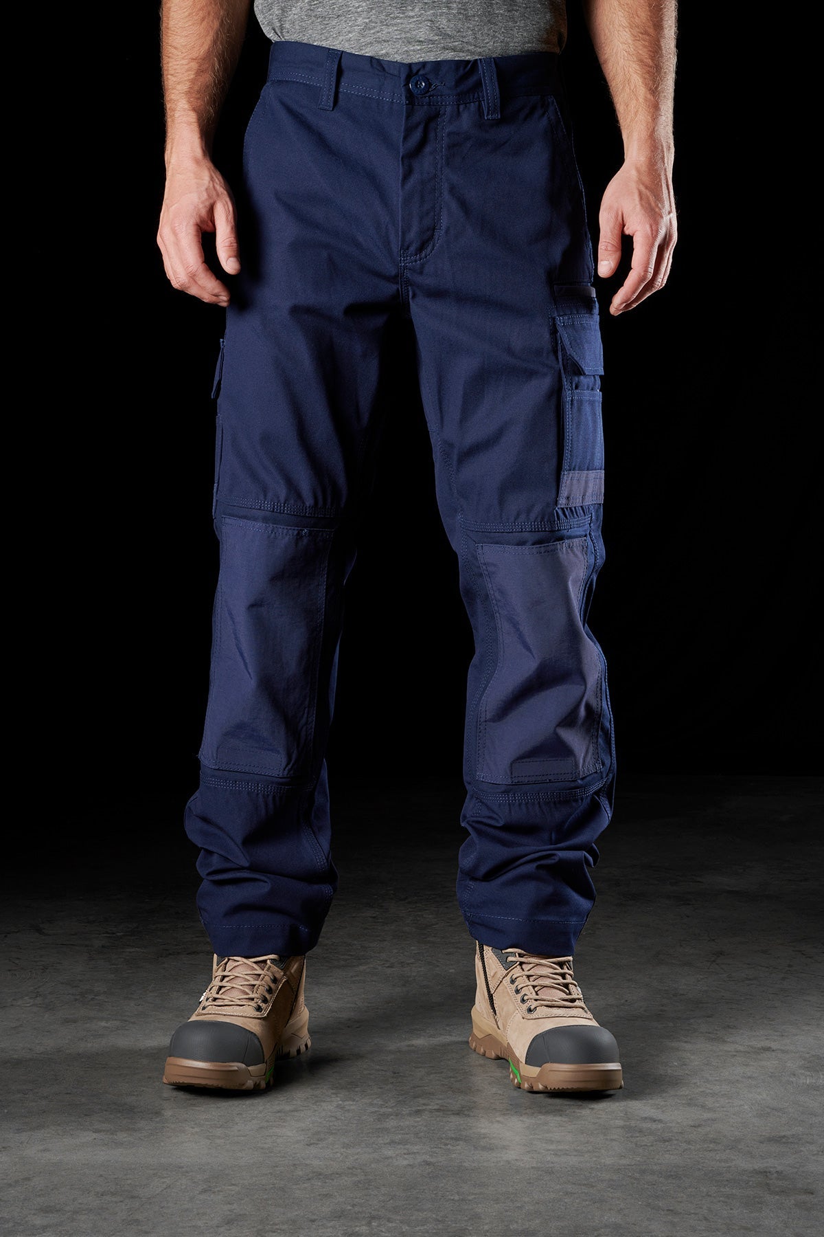 FXD WP-1 Stretch Canvas Work Pant in Navy, view 2
