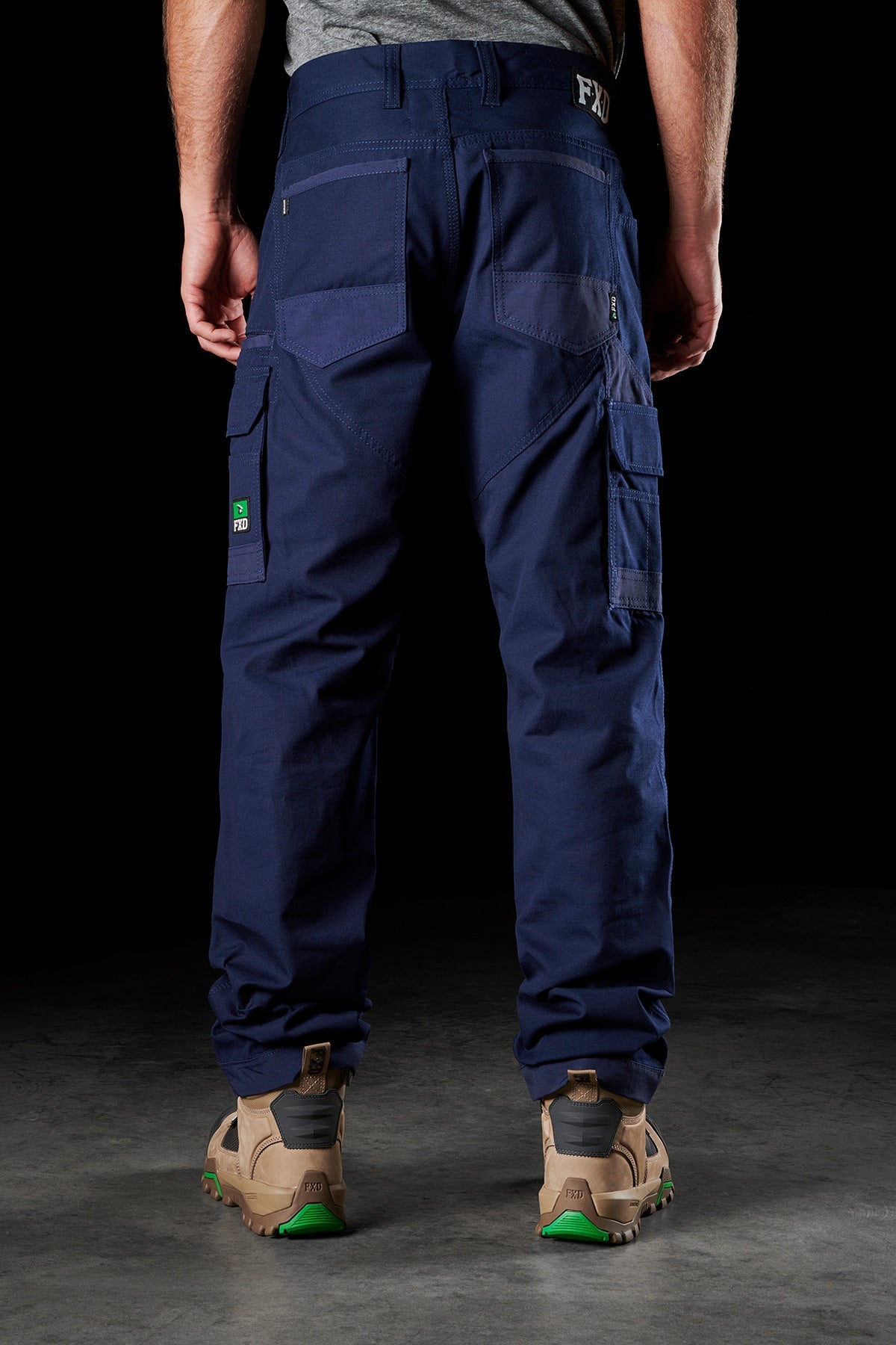 FXD WP-1 Stretch Canvas Work Pant in Navy, view 4