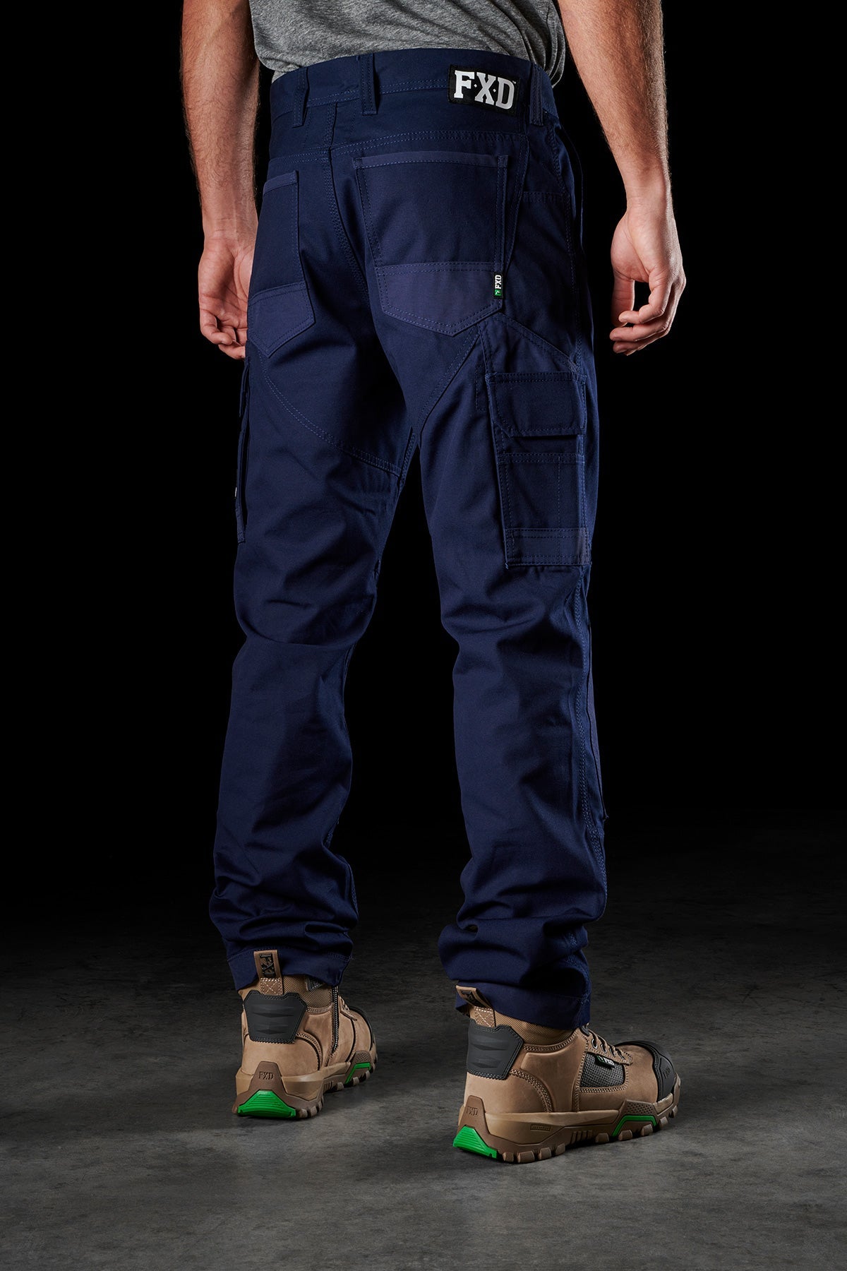FXD WP-1 Stretch Canvas Work Pant in Navy, view 3