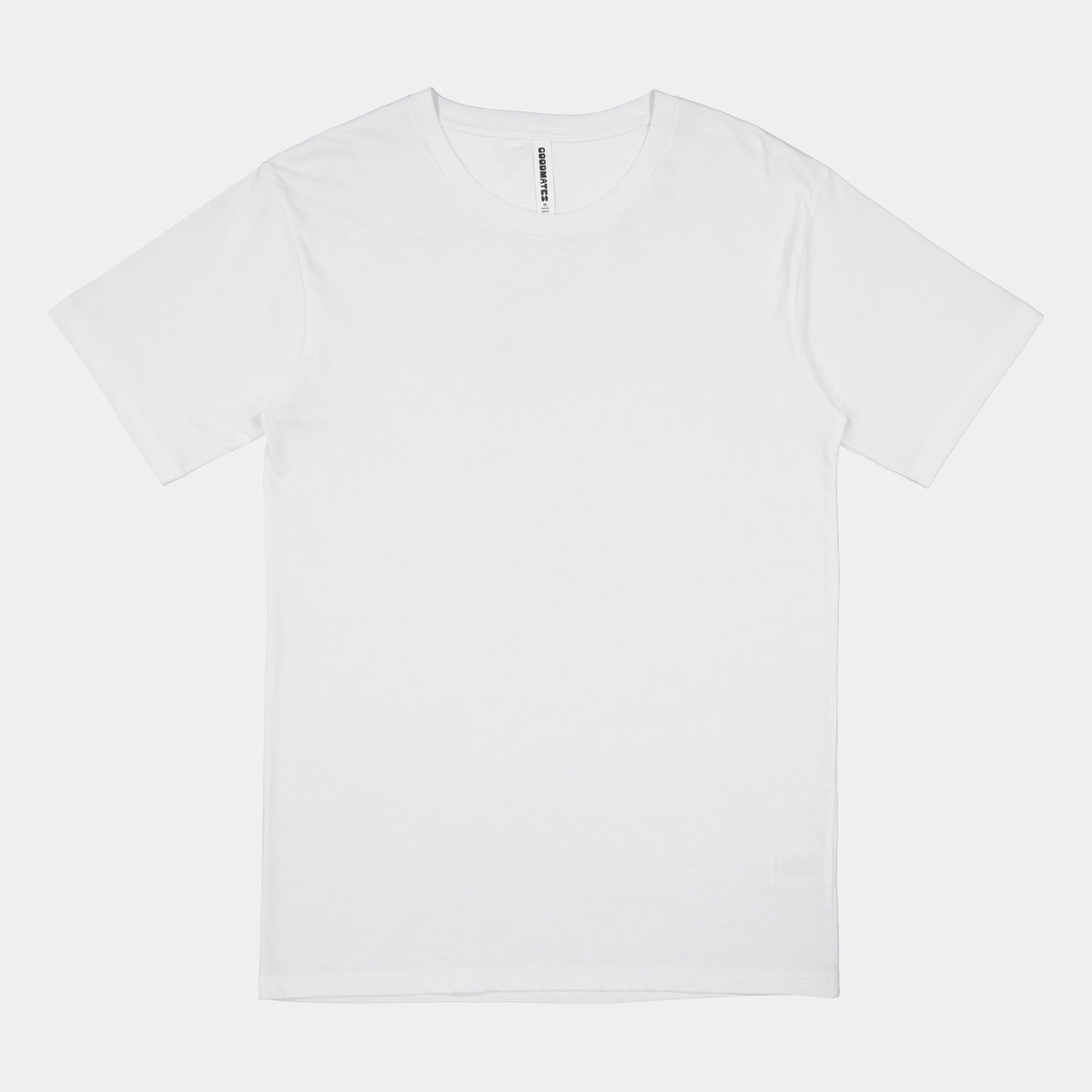 GOODMATES Mens Basis Short Sleeve Tee X1001M in White
