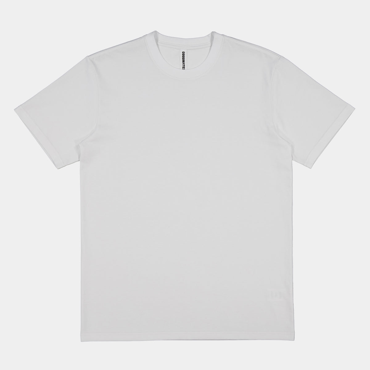 GOODMATES Mens Everyday Short Sleeve Tee X2001M in White