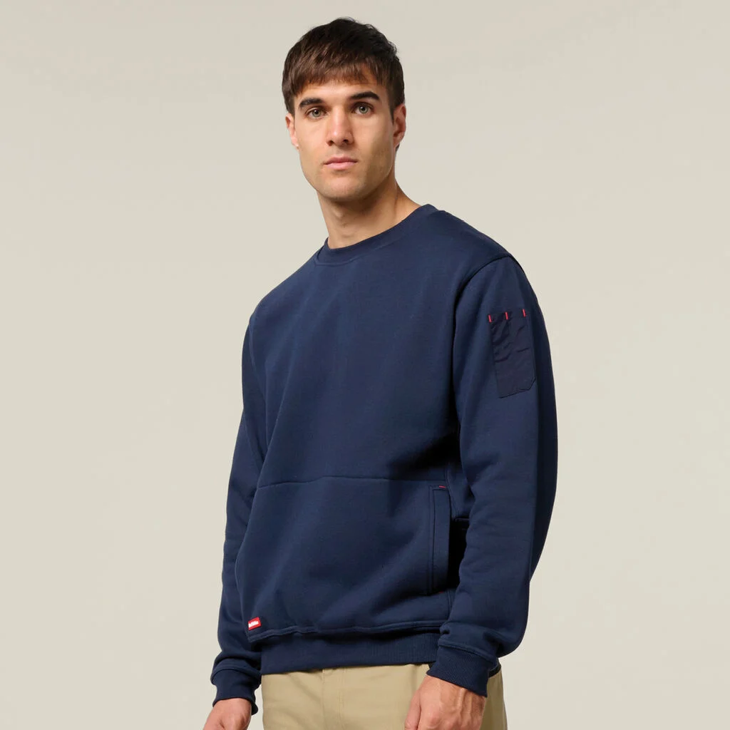 Hard Yakka Crew Neck Fleece Jumper Y19324