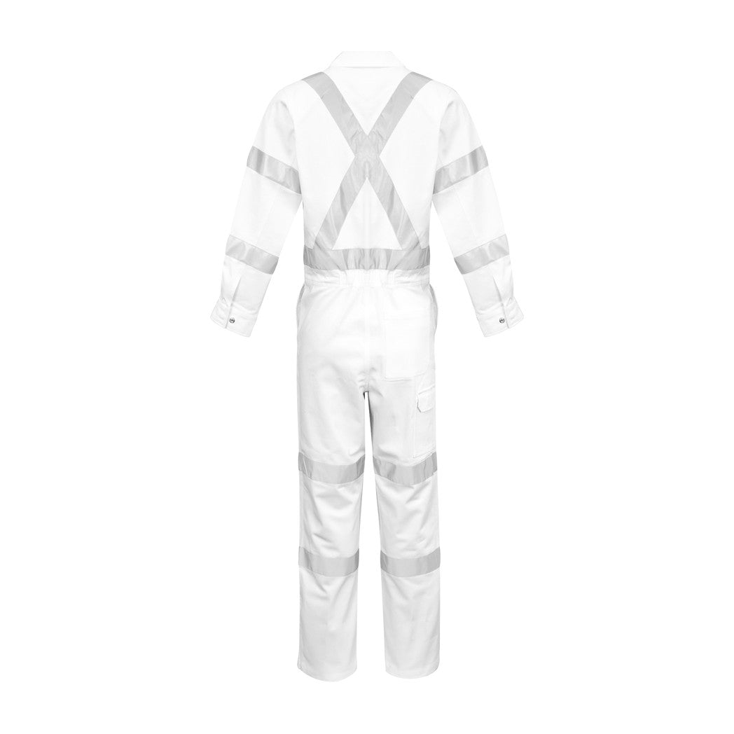 Syzmik Mens Bio Motion X Back Overall ZC620 in White