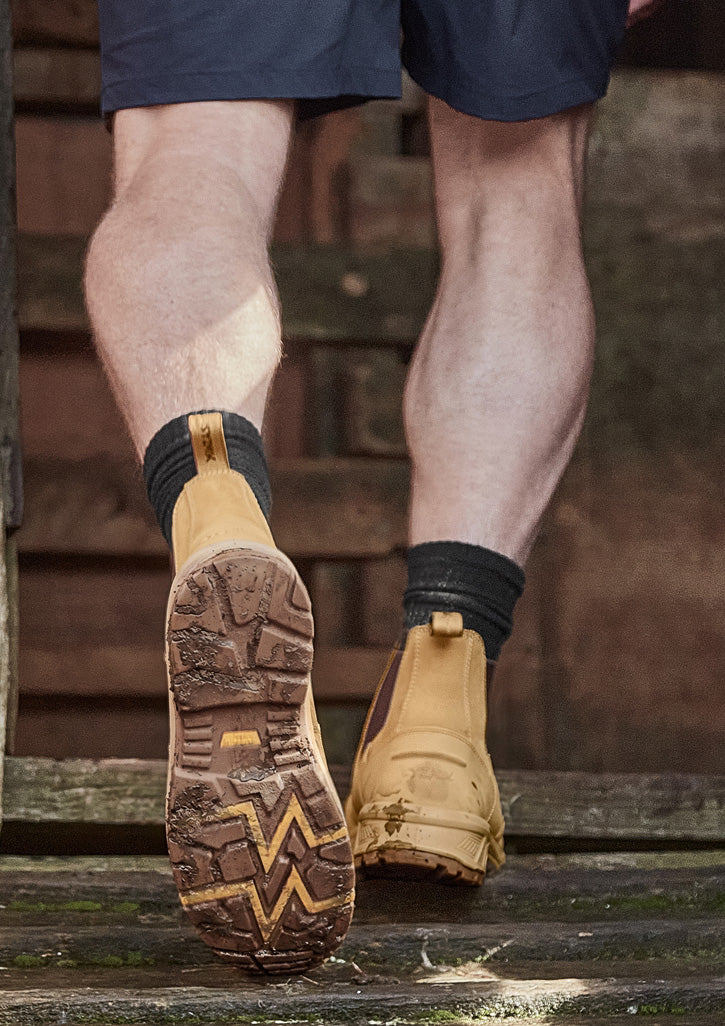 UltraFort ESG Elastic Side Gusset Boot - Toe Guard - Wheat Nubuck