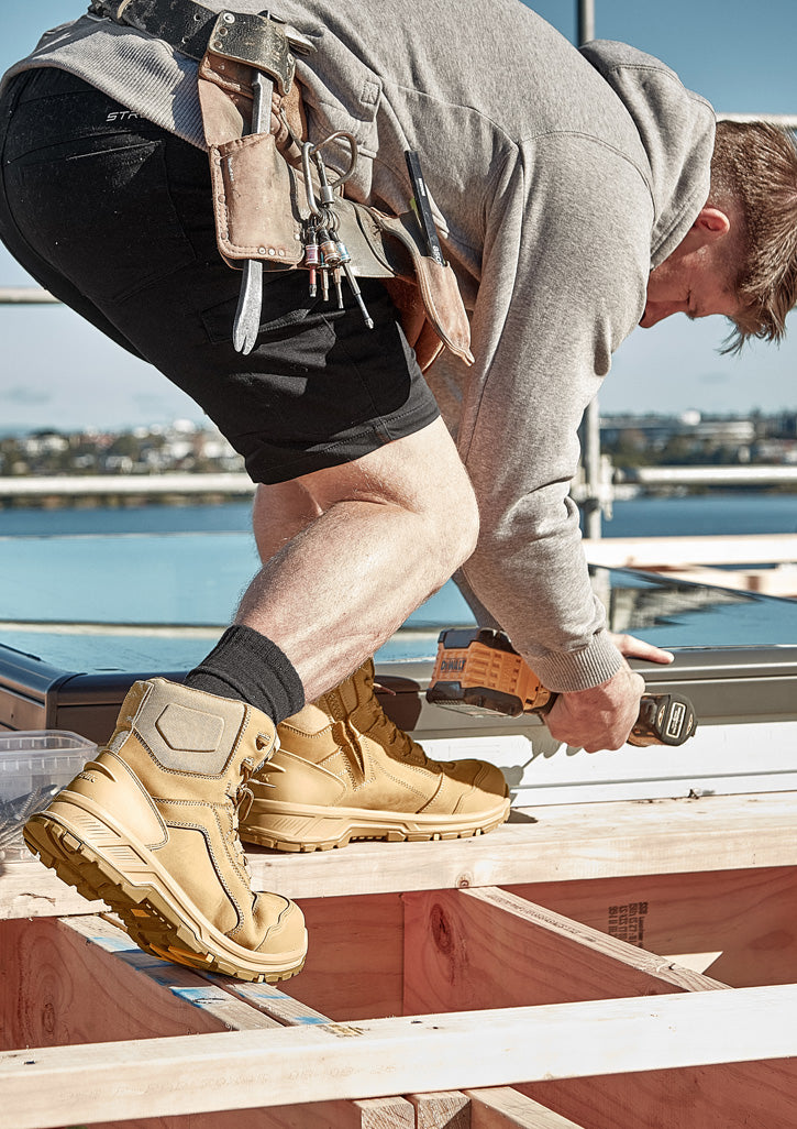 UltraFort 6Z Side Zip Boot - Wheat Nubuck