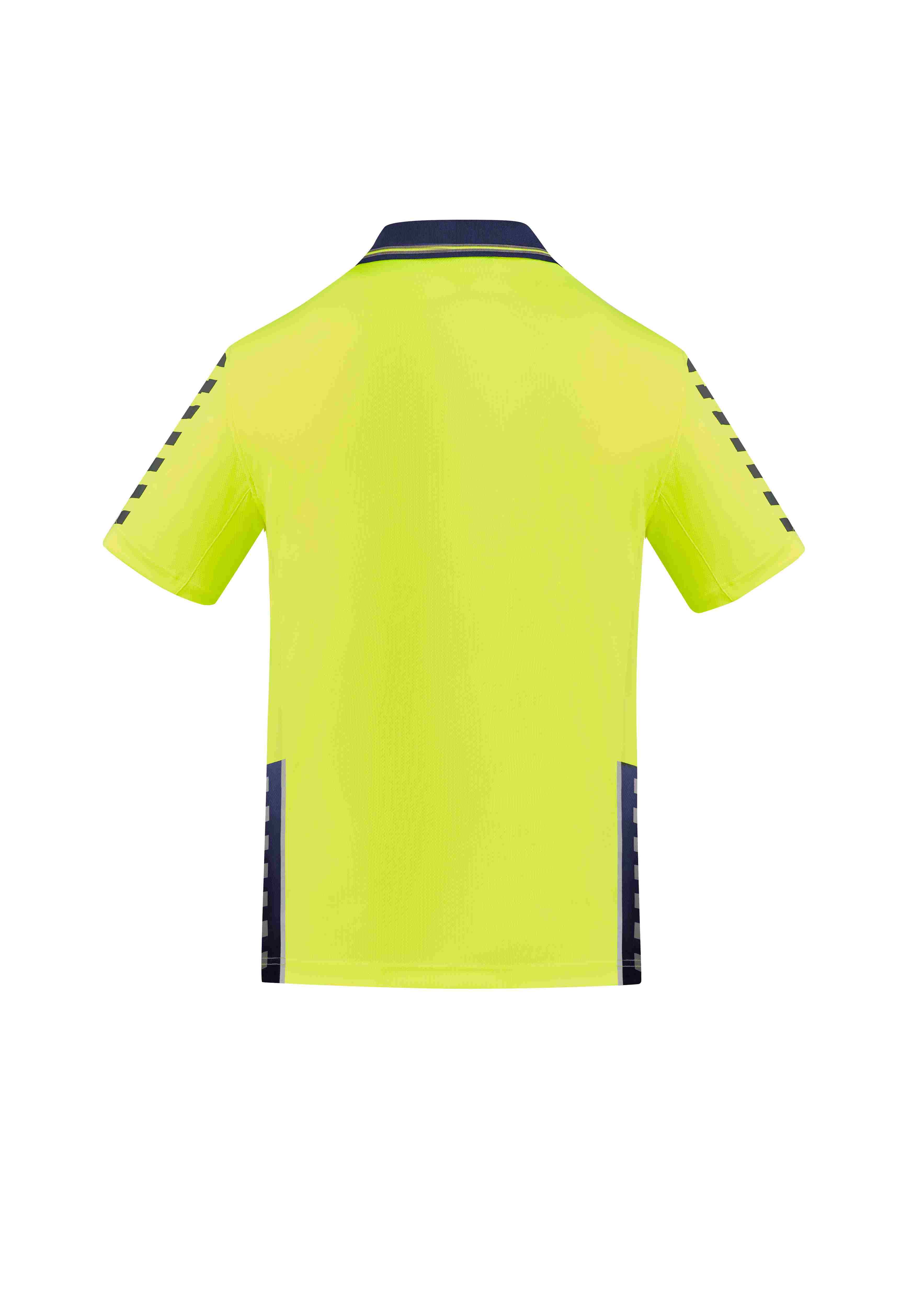Syzmik Mens Hi Vis Komodo Short Sleeve Polo ZH320