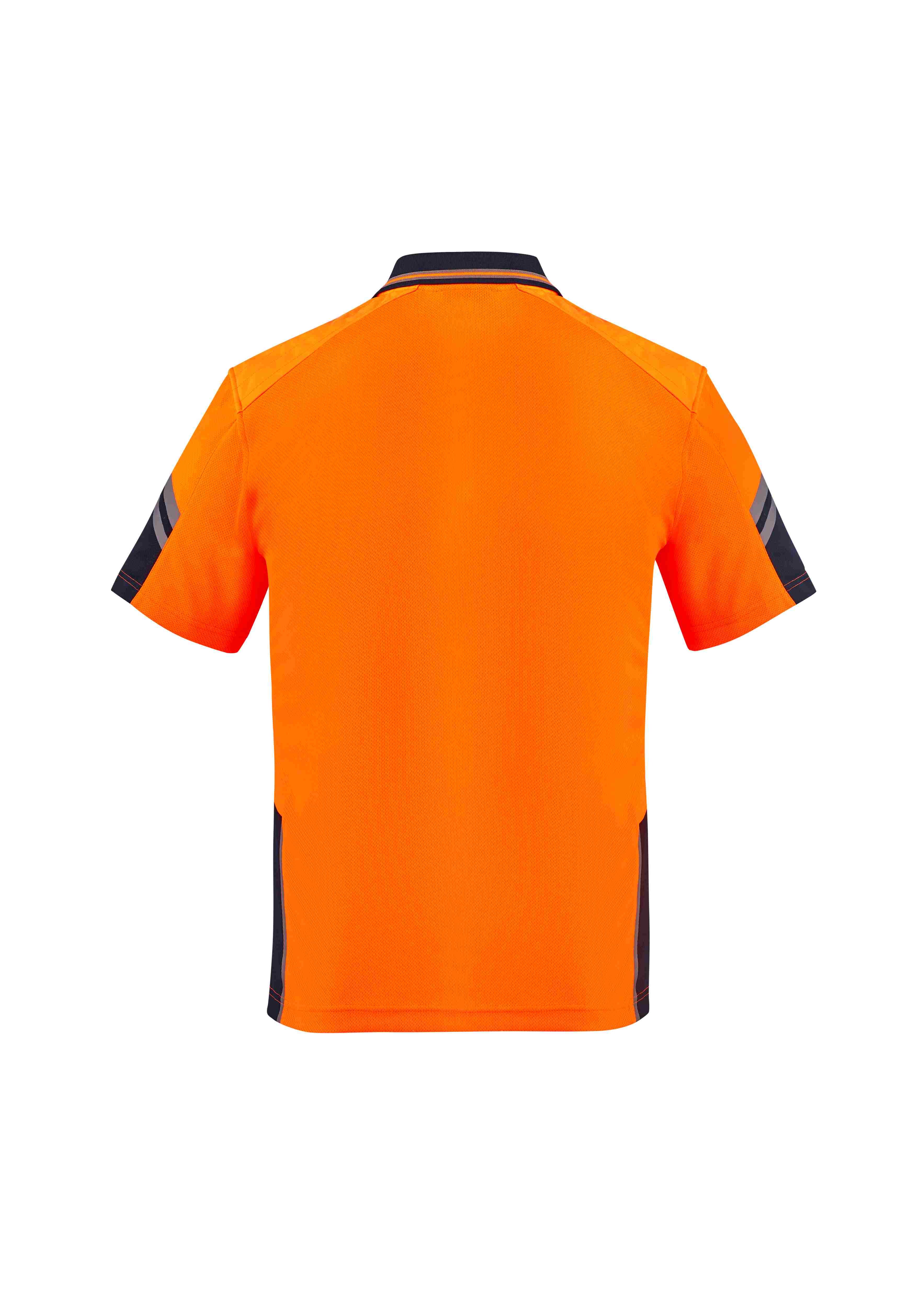 Syzmik Mens Hi Vis Reinforced Squad Short Sleeve Polo ZH465