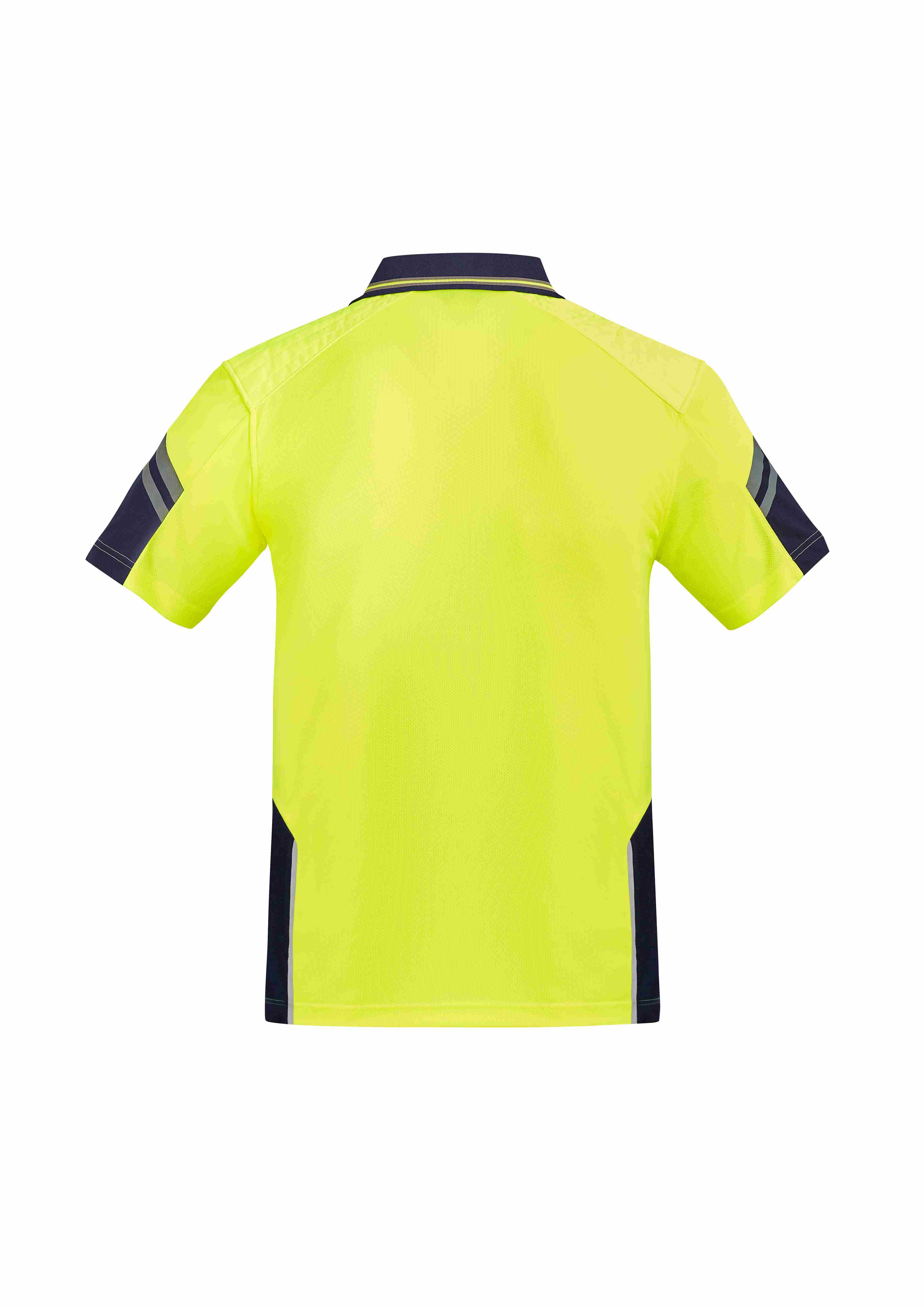 Syzmik Mens Hi Vis Reinforced Squad Short Sleeve Polo ZH465 CLEARANCE