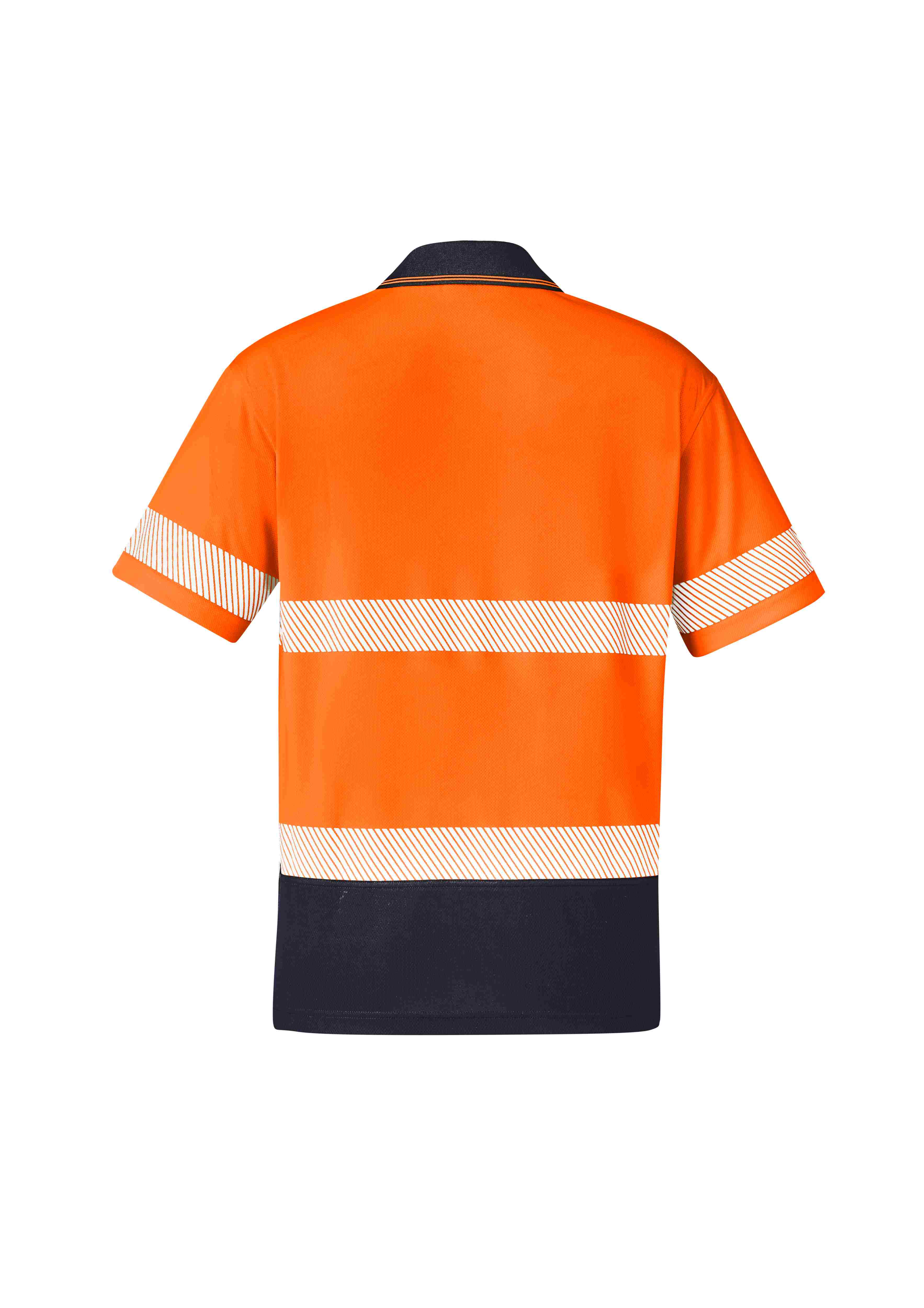 Syzmik Unisex Hi Vis Segmented Tape Short Sleeve Polo ZH535 CLEARANCE