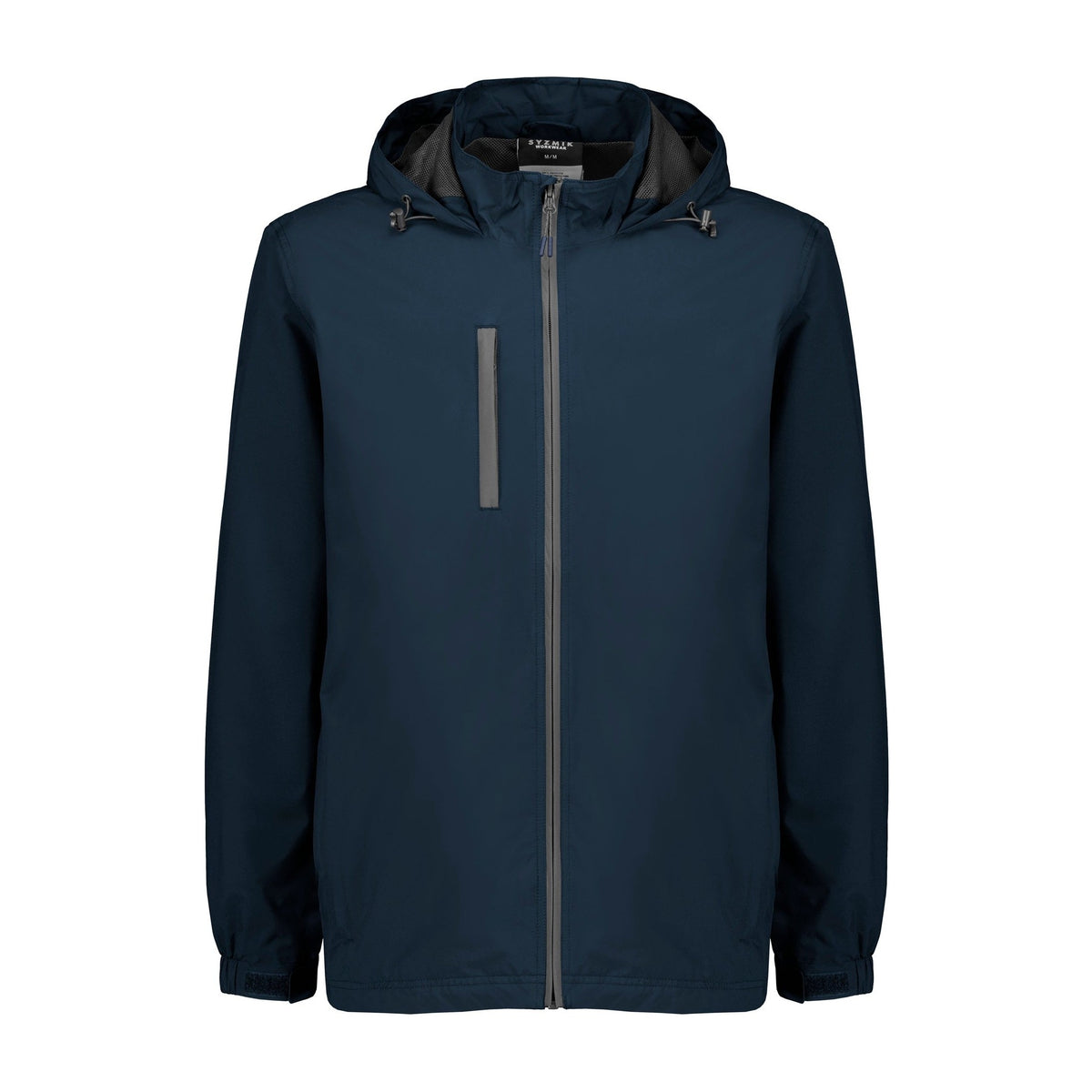 Syzmik Unisex Super Light Packable Rain Jacket ZJ260 in Navy