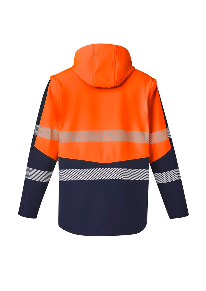 Syzmik Unisex Streetworx 2 in 1 Stretch Softshell Jacket ZJ453 ORANGE