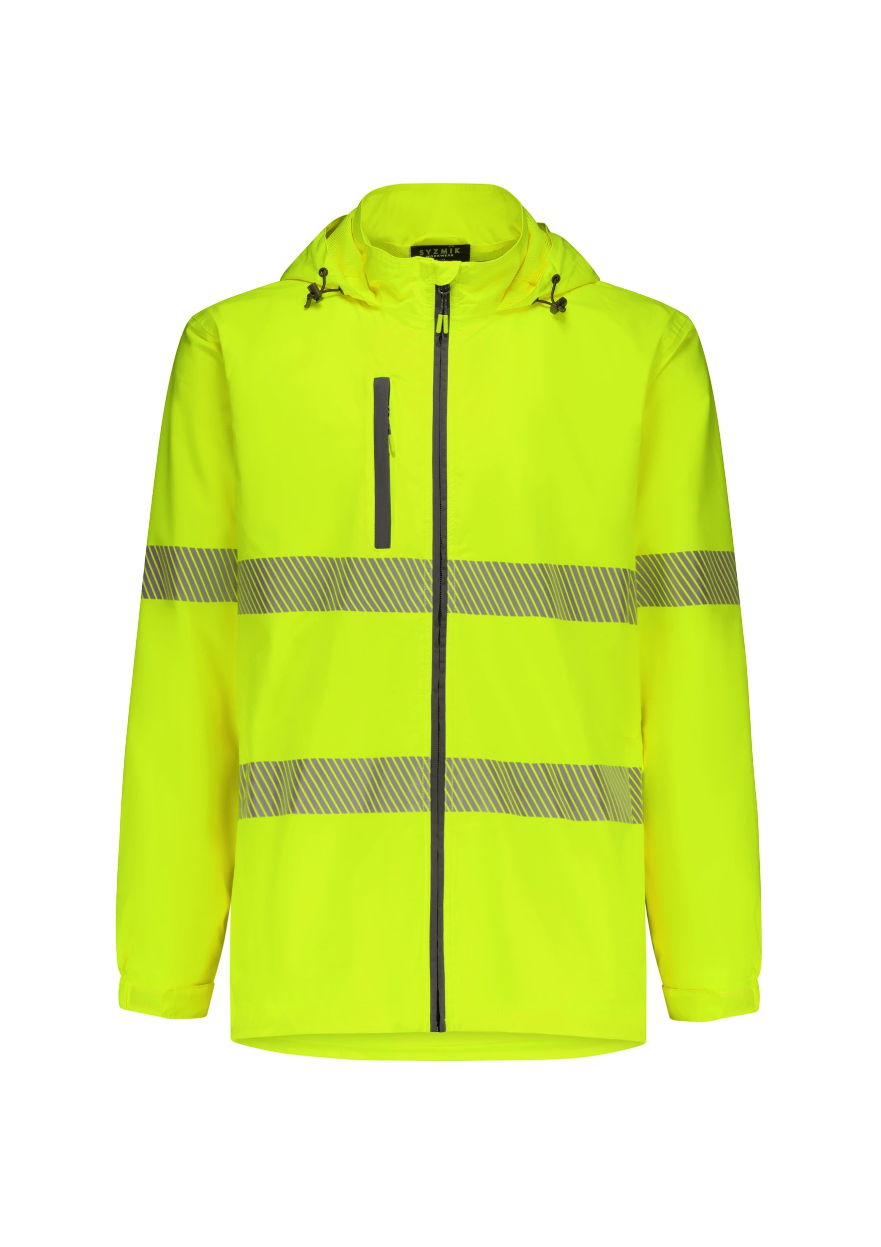 Syzmik Unisex Super Light Segmented Tape Packable Rain Jacket ZJ560