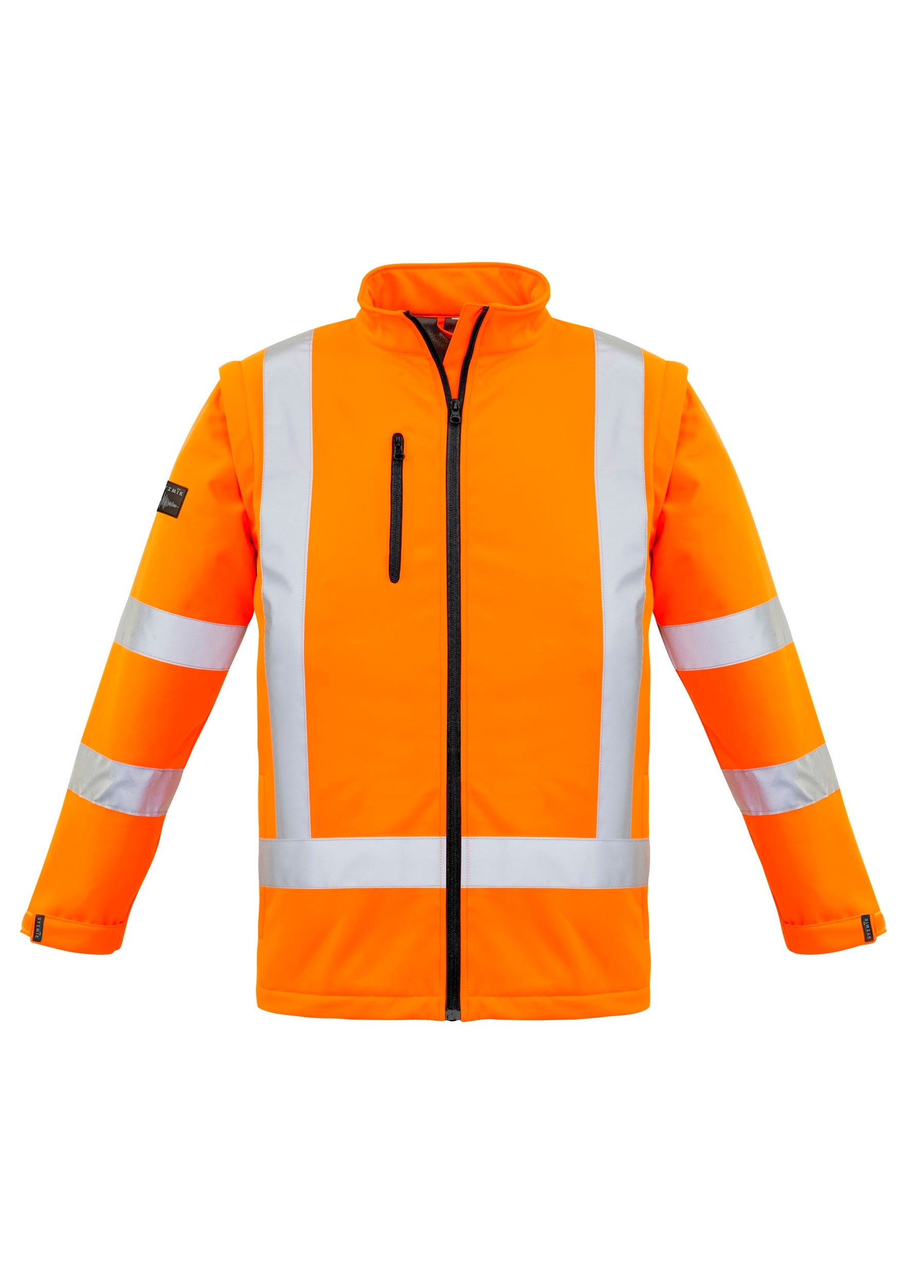 Syzmik Unisex Hi Vis X Back 2 in 1 Softshell Jacket ZJ680