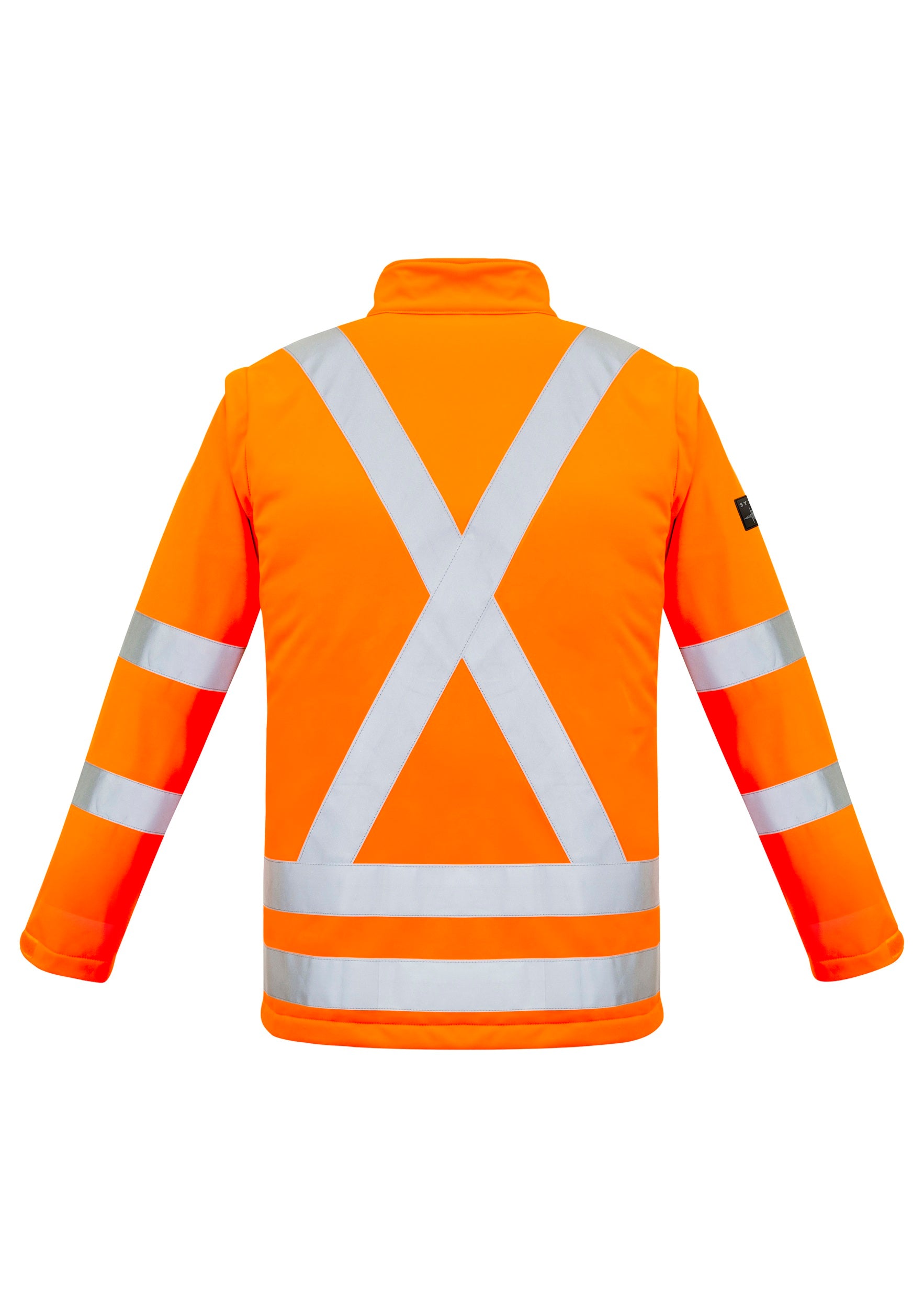Syzmik Unisex Hi Vis X Back 2 in 1 Softshell Jacket ZJ680