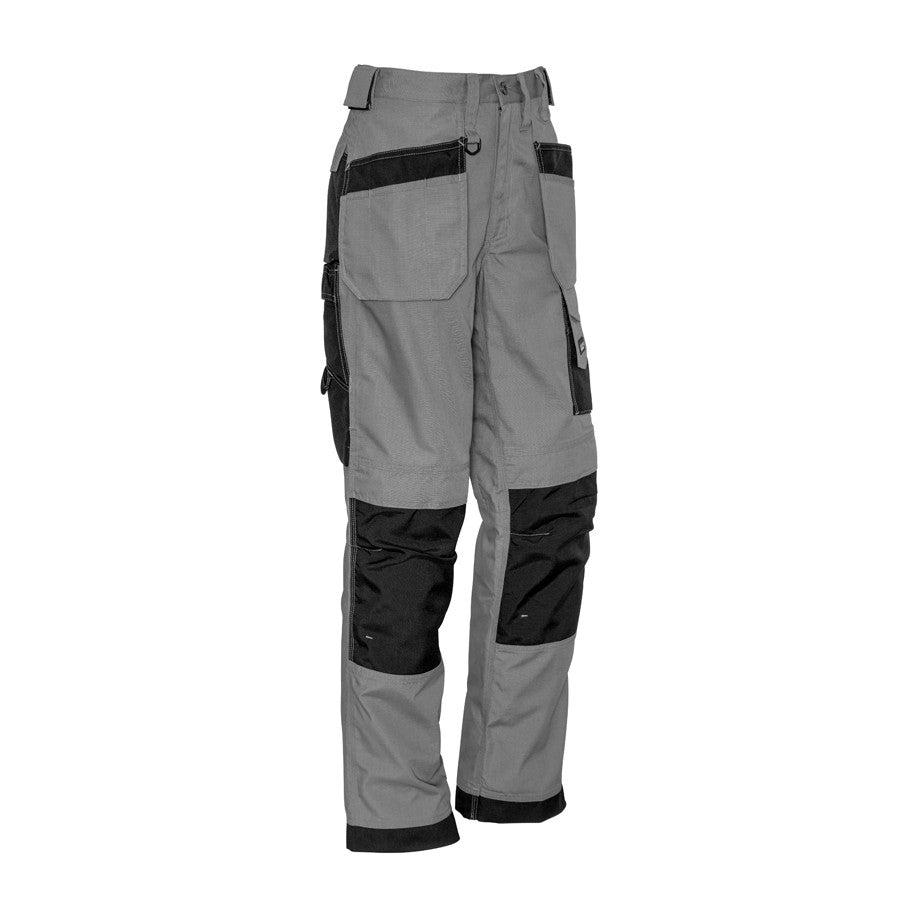 Syzmik Mens Ultralite Multi-Pocket Pant ZP509 in Silver/Black