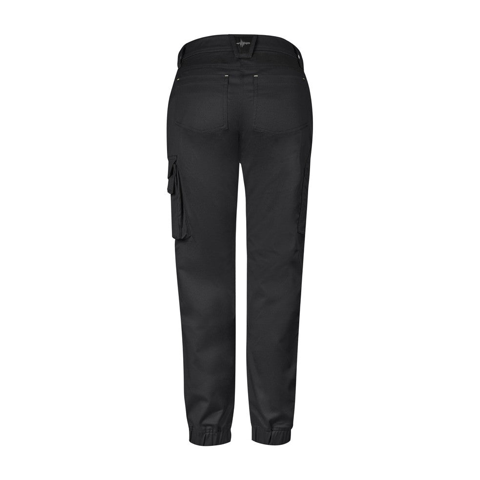 Syzmik Womens Streetworx Tough Pant ZP750 in Black, view 2