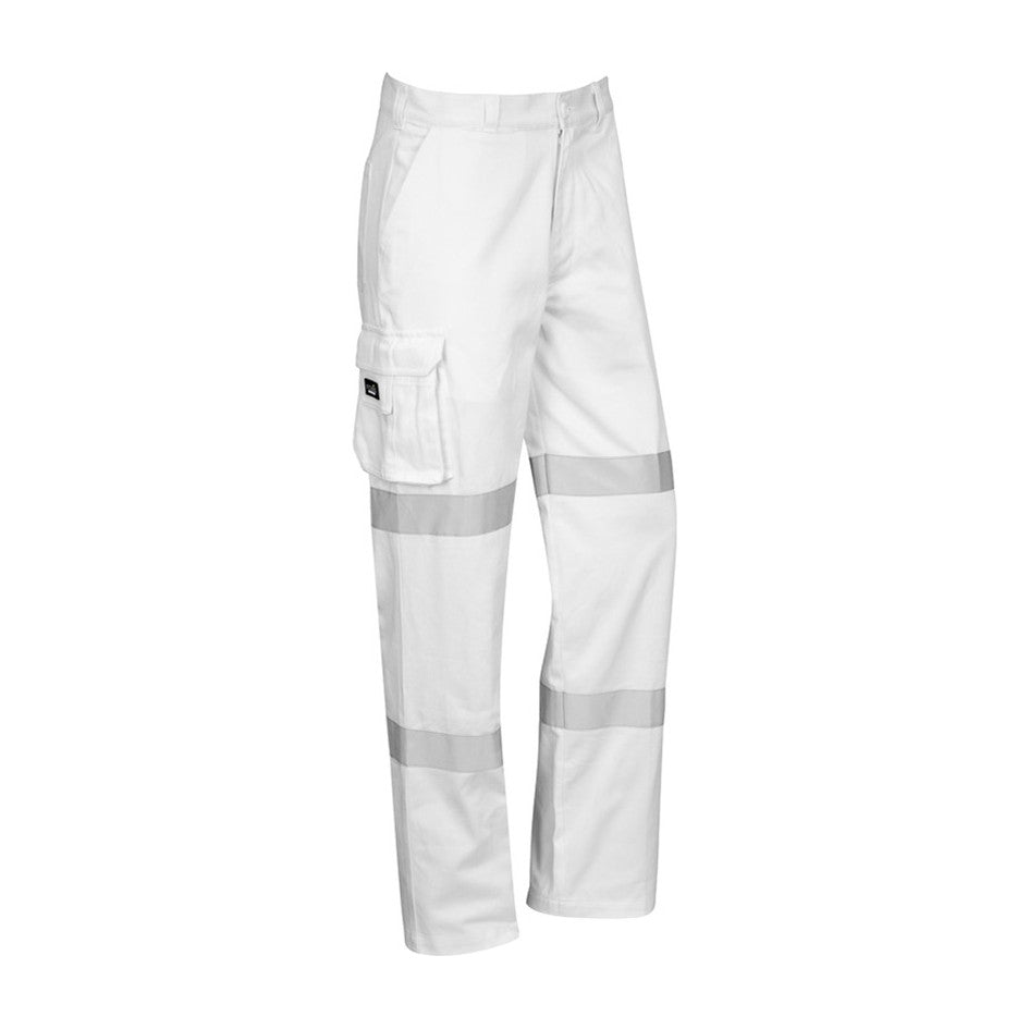 Syzmik Mens Bio Motion Taped Pant (Regular) ZP920 in White