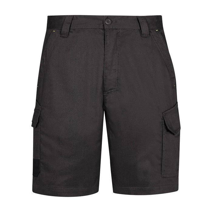 Syzmik Mens Summer Cargo Short ZS146 in Charcoal
