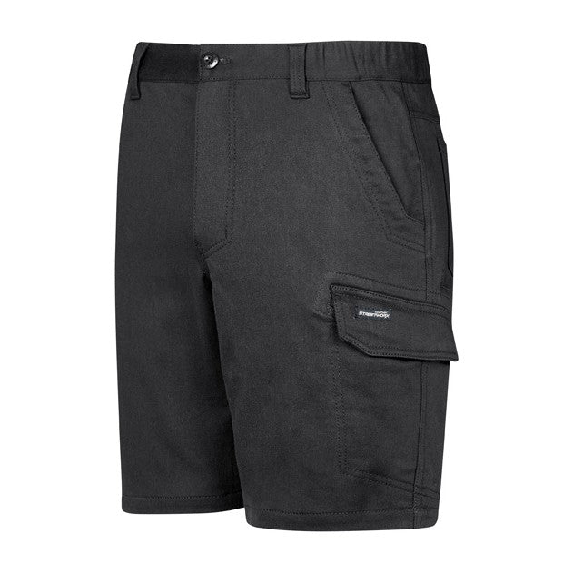 Syzmik Mens Streetworx Comfort Short ZS445 in Charcoal, view 3