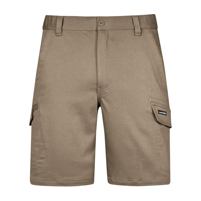 Syzmik Mens Streetworx Comfort Short ZS445 in Khaki