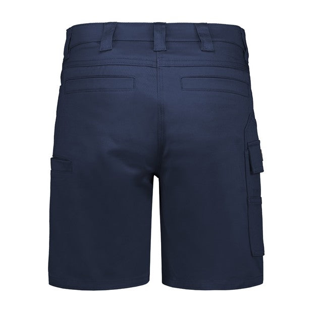 Syzmik Womens Essential Stretch Cargo Short ZS735 in Navy, view 2