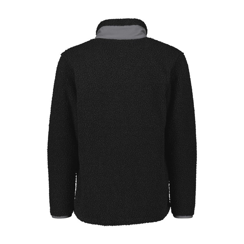 Syzmik Unisex Streetworx Full Zip Sherpa Fleece ZT285 in Black, view 2