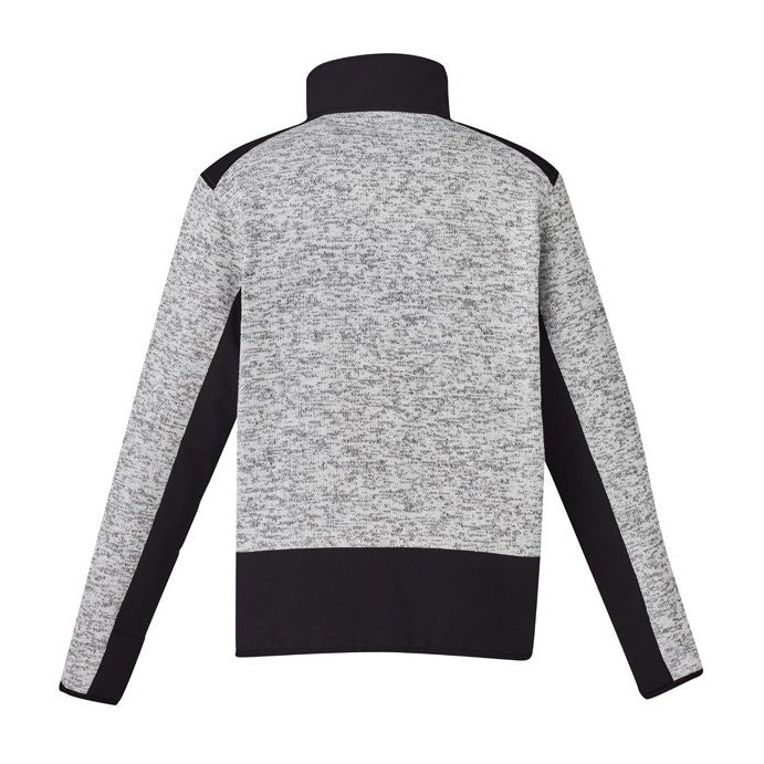 Syzmik Unisex Streetworx Reinforced Knit 1/2 Zip Pullover ZT380 in Grey