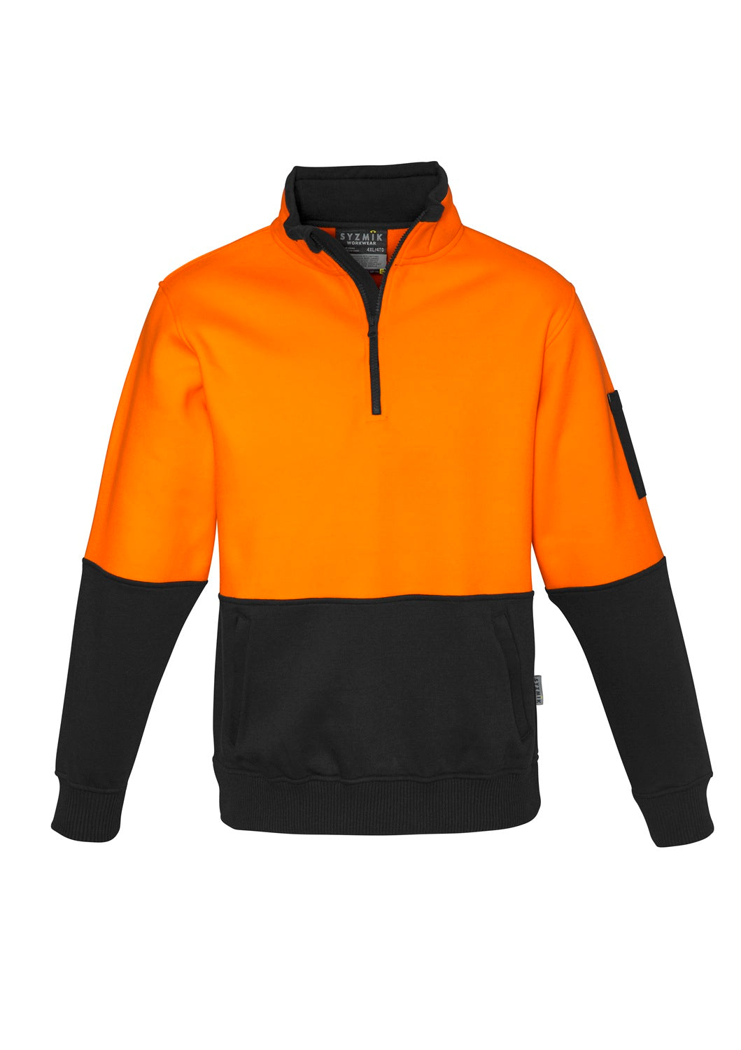 Syzmik Unisex Hi Vis 1/2 Zip Pullover ZT476 CLEARANCE