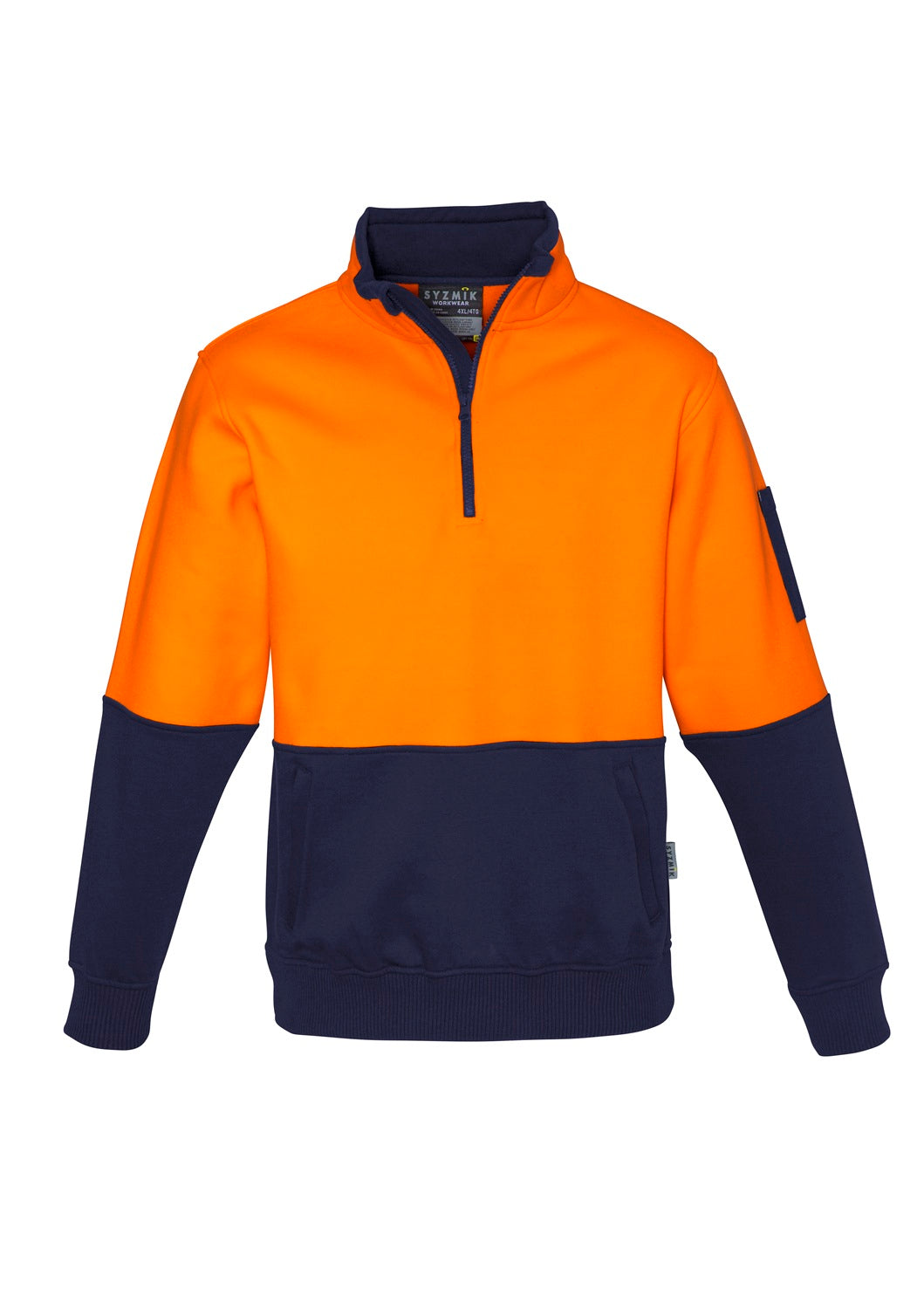 Syzmik Unisex Hi Vis 1/2 Zip Pullover ZT476 CLEARANCE