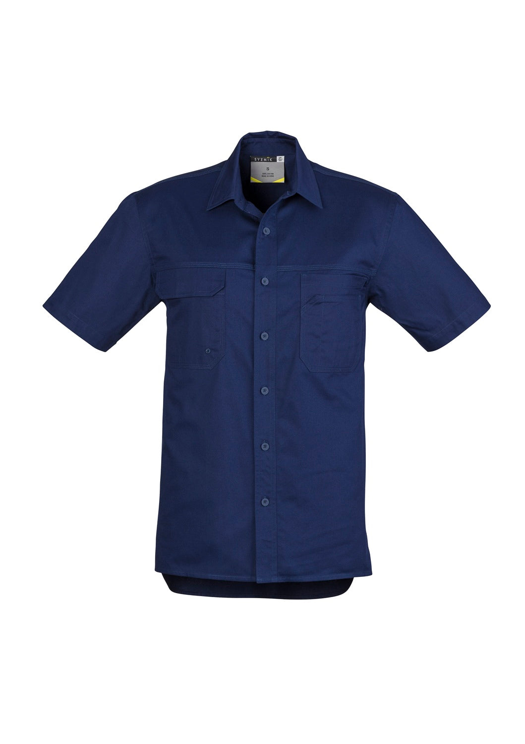 Syzmik Mens Lightweight Tradie Short Sleeve Shirt ZW120 CLEARANCE