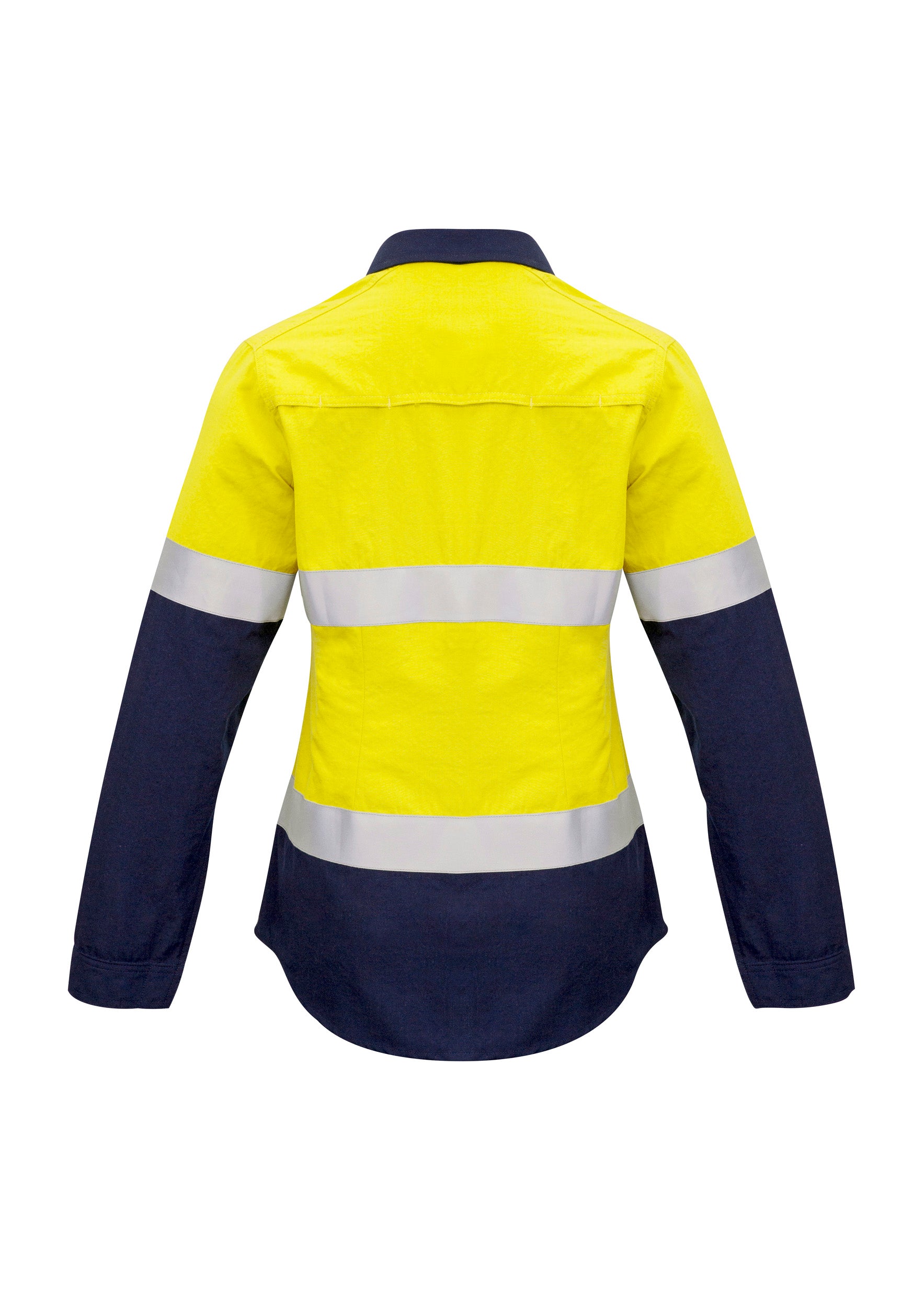 Syzmik Womens FR Closed Front Hooped Taped Spliced Shirt ZW131