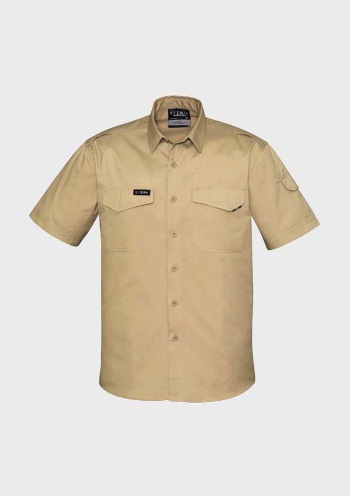 Syzmik Mens Rugged Cooling Short Sleeve Shirt ZW405