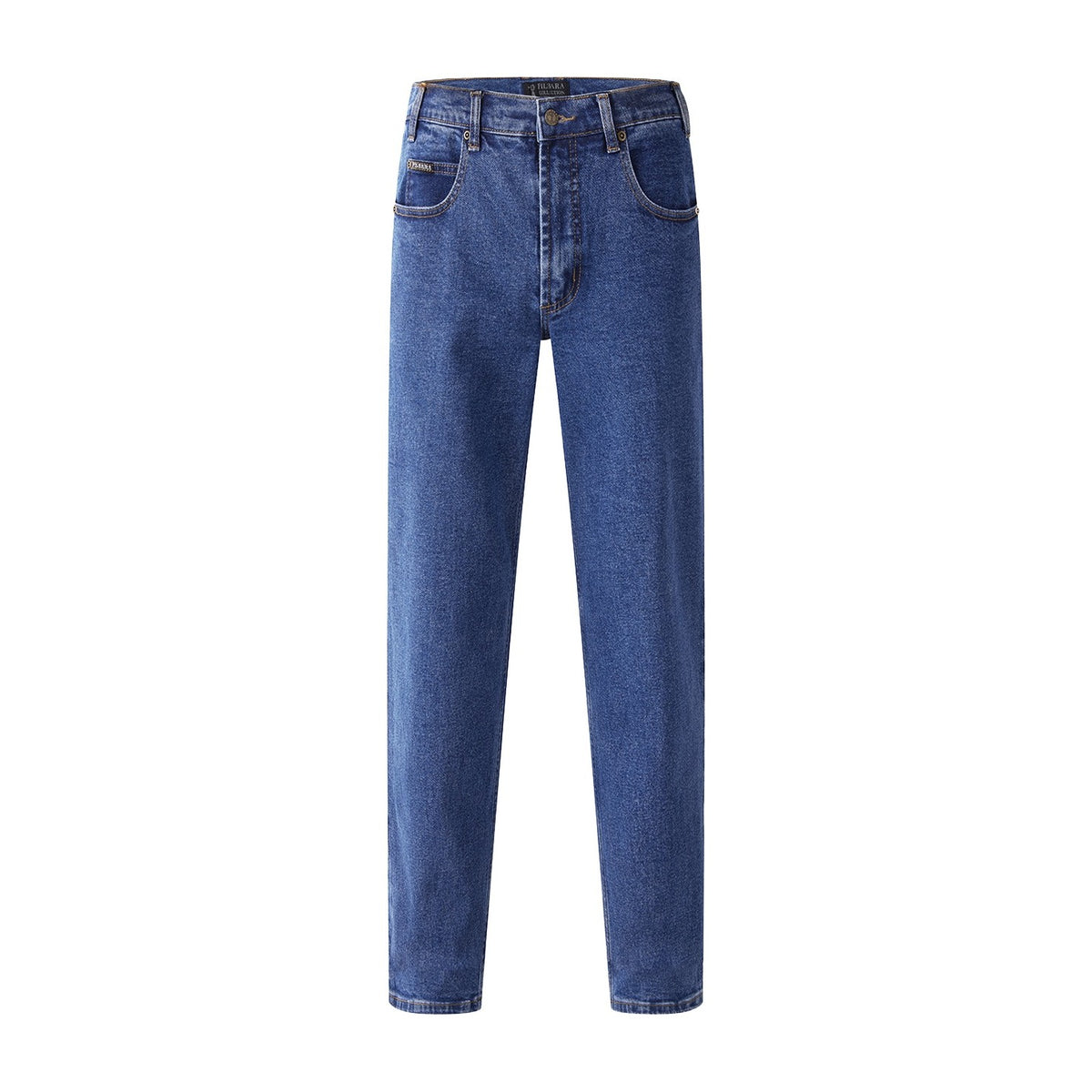 Pilbara Mens Stretch Denim Jeans RM110SD in Mid Blue