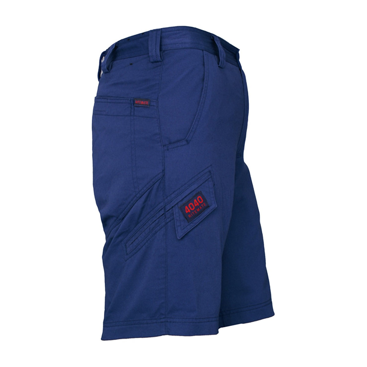 Ritemate Unisex Light Weight Cargo Short RM4040 in Navy, right view