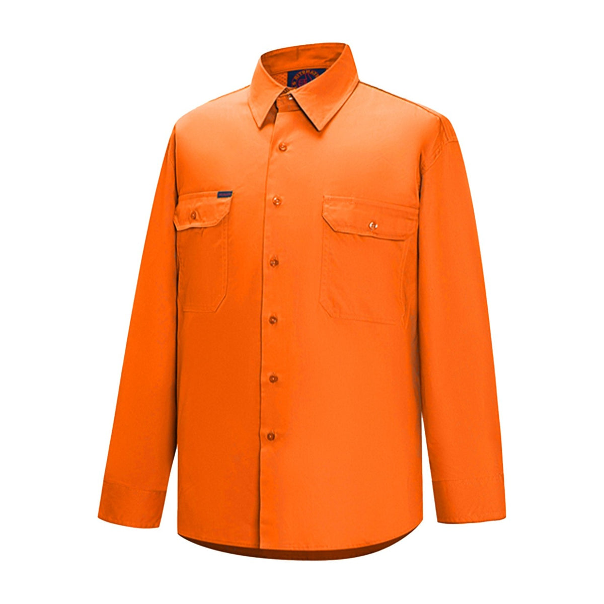 Ritemate Vented Open Front Light Weight Shirt RM108V3 in Orange