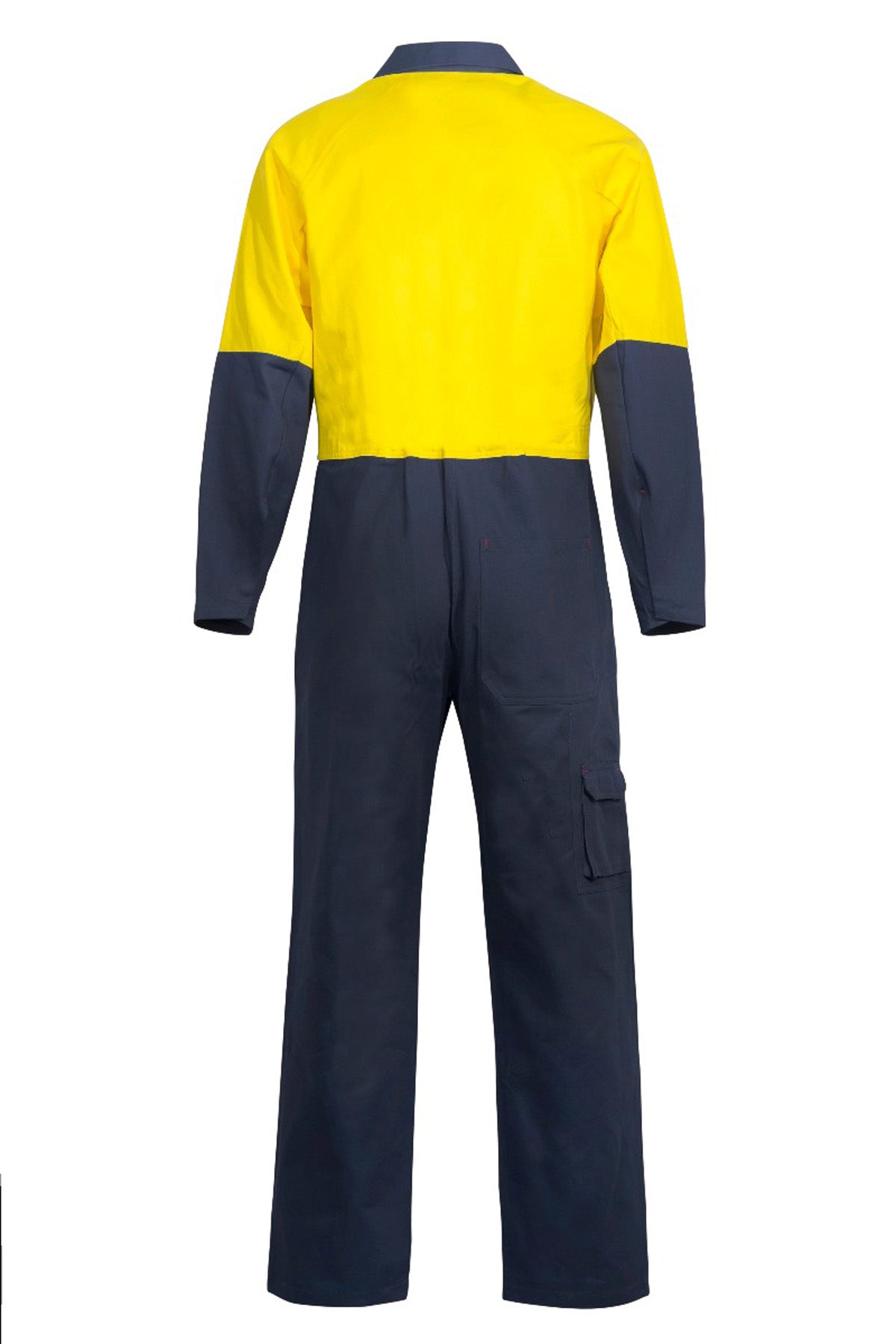Workcraft Hi Vis Cotton Drill Coveralls WC3051