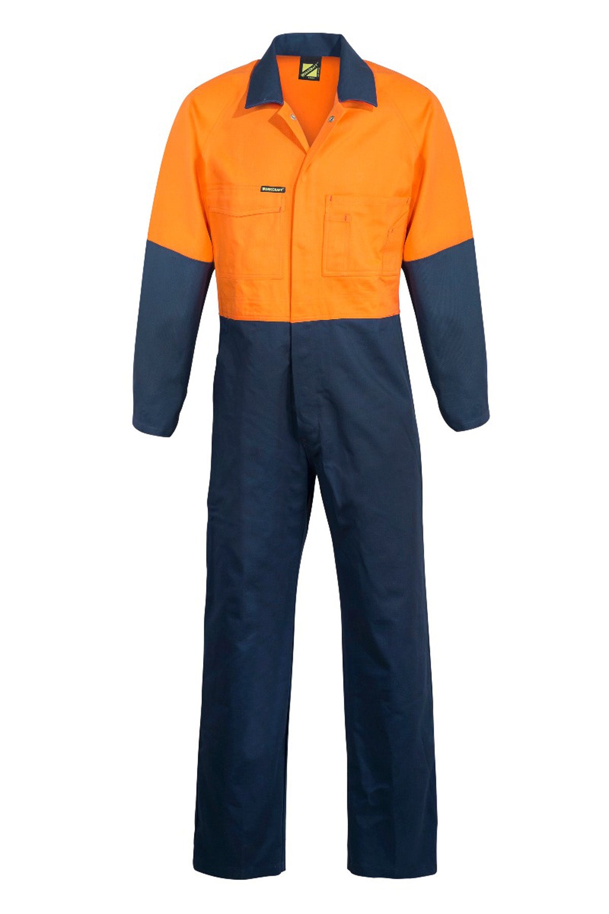 Workcraft Hi Vis Cotton Drill Coveralls WC3051