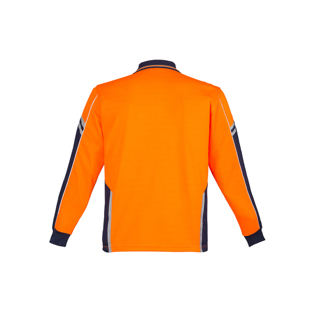 Syzmik Mens Hi Vis Squad L/S Polo ZH238
