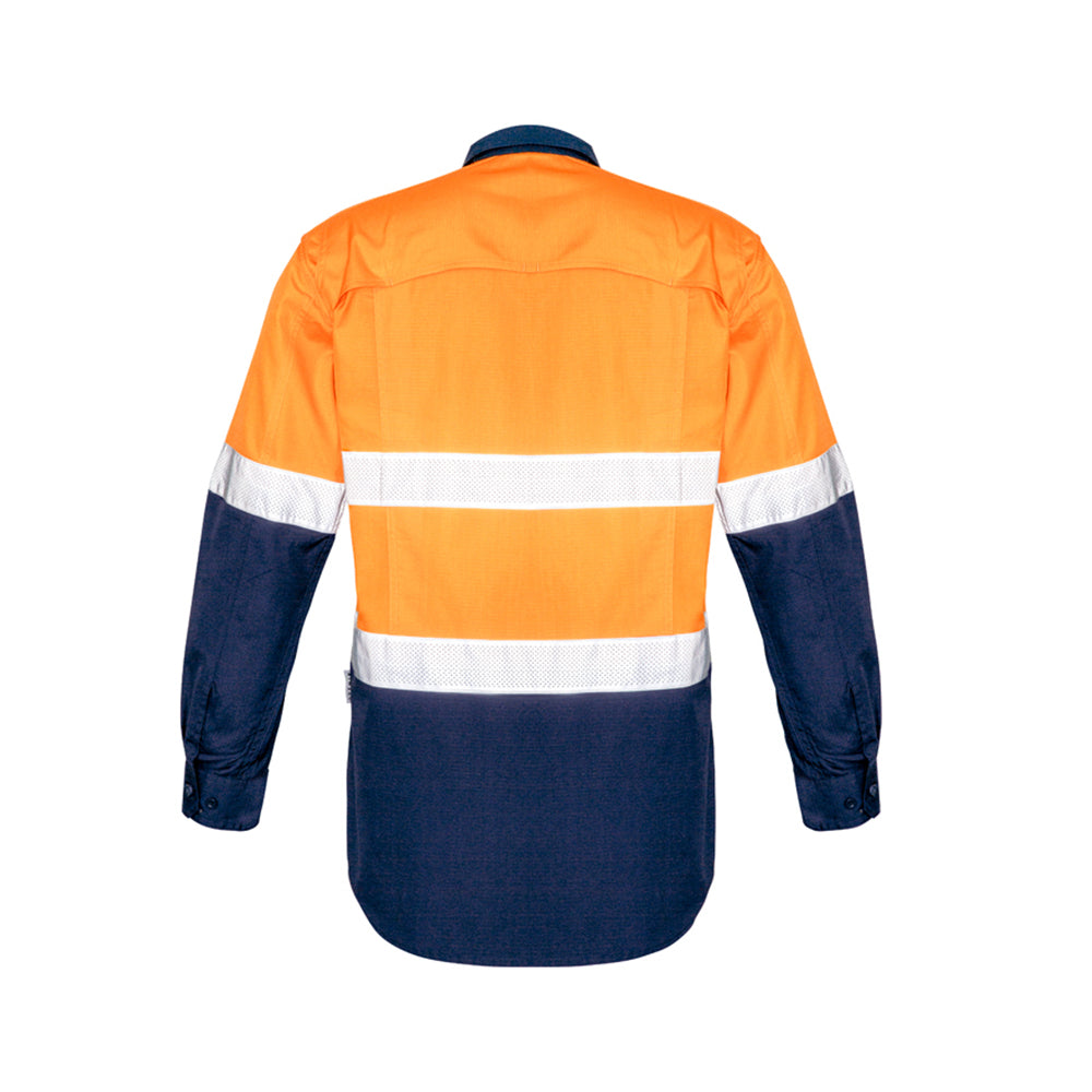 Syzmik Mens Rugged Cooling Taped Hi Vis Spliced Shirt ZW129 CLEARANCE