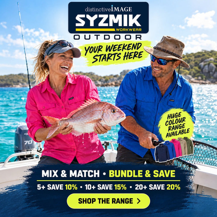 Syzmik Outdoor shirts - mix and match, bundle and save: 5+ save 10%, 10+ save 15%, 20+ save 20%