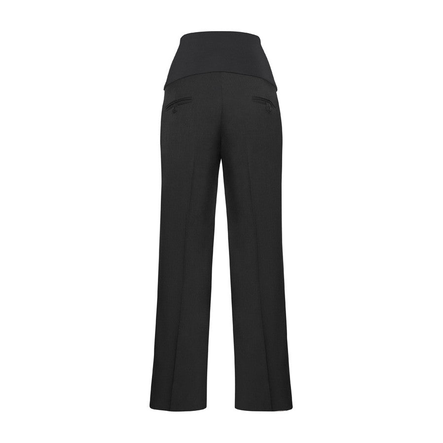 Biz Corporates Cool Stretch Womens Maternity Pant 10100 in Charcoal, view 2