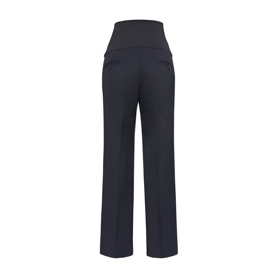 Biz Corporates Cool Stretch Womens Maternity Pant 10100 in Navy, view 2