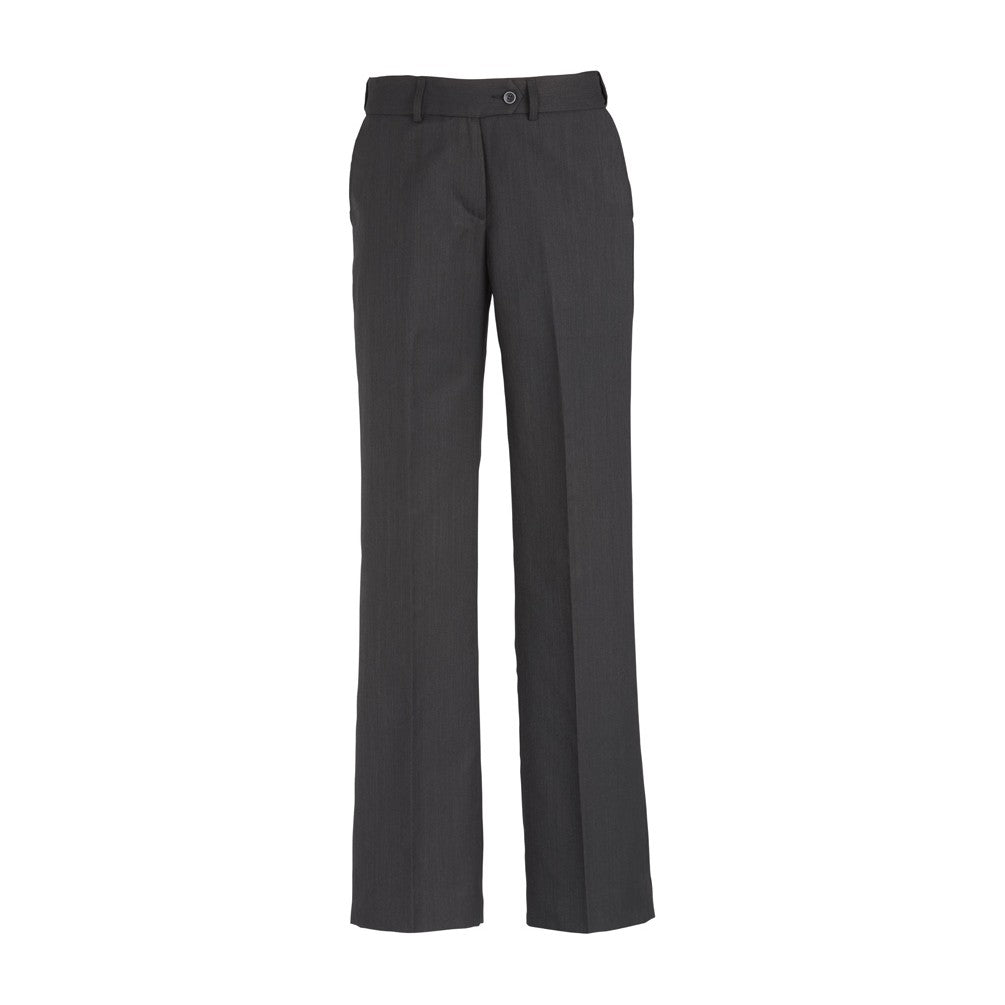 Biz Corporates Cool Stretch Womens Adjustable Waist Pant 10115 in Charcoal