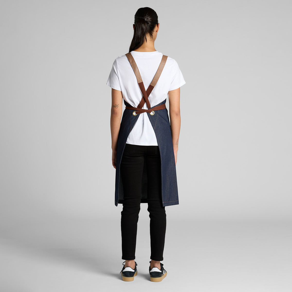 AS Colour Denim Apron 1084, back view