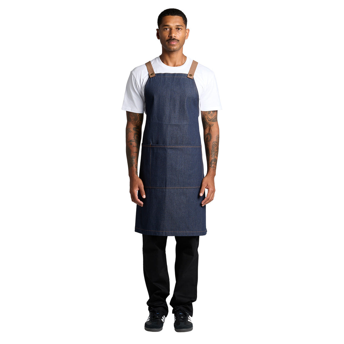 AS Colour Denim Apron 1084, front view