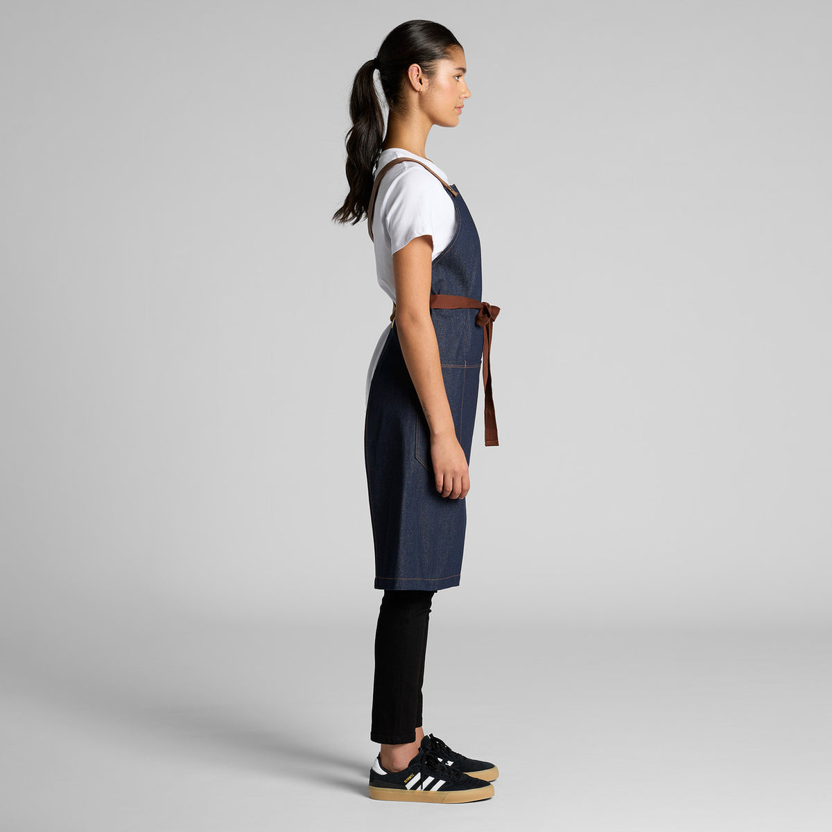 AS Colour Denim Apron 1084, side view